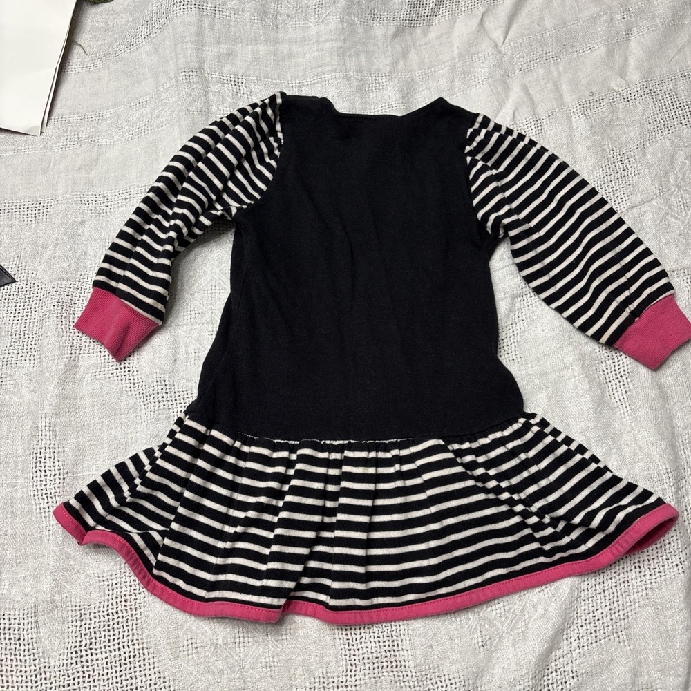 Buster Brown vintage 1980s toddler long sleeve girl dress 2T with bow - Picture 13 of 16